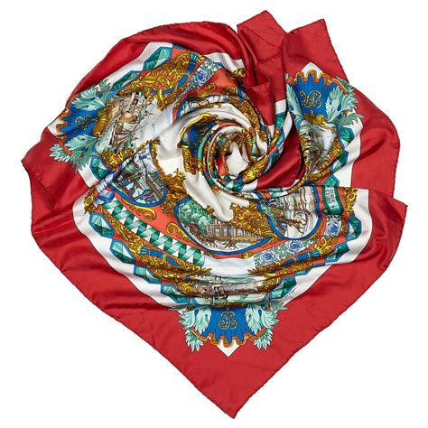 foulard hermes femme luxe occasion